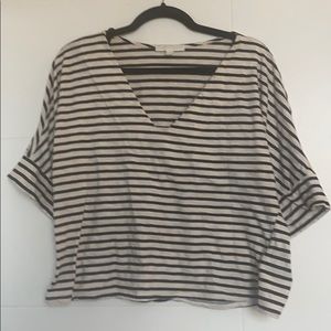 Anthropologie Eri + Ali Striped Crop Top